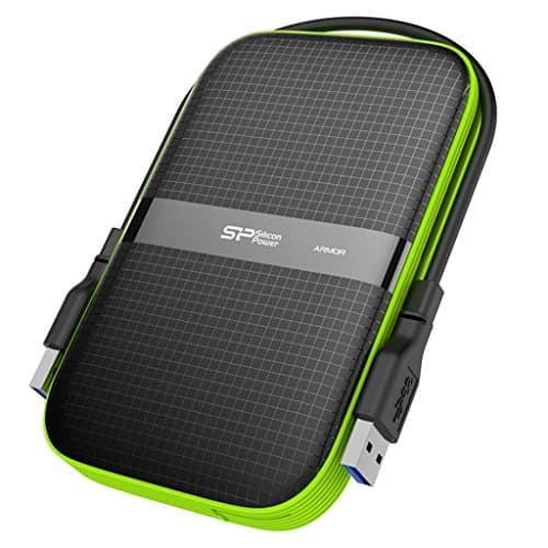 Image of Silicon Power 4 TB External Portable Hard Drive Rugged Armor A60 Shockproof Water-Resistant 2.5 Inch USB 3.0 , Military Grade MIL-STD-810G & IPX4, for PC/Mac/Xbox One/Xbox 360/PS4/PS4 Pro/PS4, Black