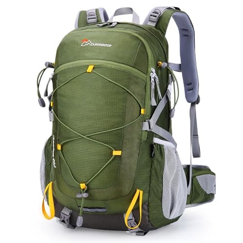 Image of MOUNTAINTOP Hiking Backpack 40L Water Resistent Trekking Rucksack for Men Women Outdoor Traveling pack Daypack 55 x 35 x 25 cm