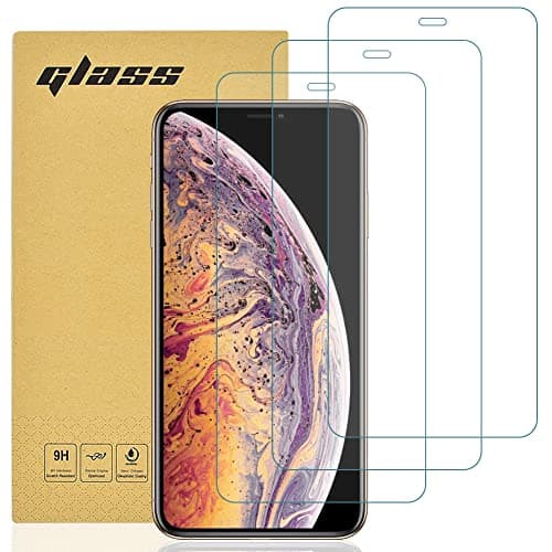 Image of gueche [3-Pack] Screen Protector for iPhone X and XS, iPhone 11 Pro, Tempered Glass Film 99.99% HD Clarity Screen Protector, 5.8-inch Case Friendly, [Easy Installation], Scratchproof