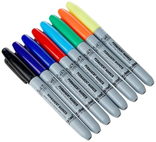 Image of Pack Of 8 Coloured Permanent Markers