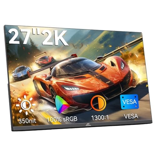 Image of Kenowa 27 inch 100Hz Freesync Gaming Monitor 2K QHD 2560x1440 IPS Screen 100% RGB Built in Speakers& Adjustable Stand External Computer Monitor for Laptop,Windows PC,Mac,PS4,Xbox