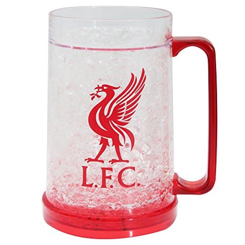 Image of Liverpool FC Official Football Club Crest Freezer Mug (One Size) (Red)