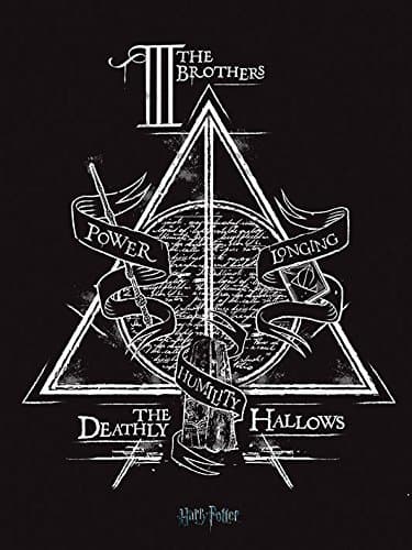 Image of Pyramid International HARRY POTTER Canvas Print Deathly Hallows 60cm x 80cm - Official Merchandise