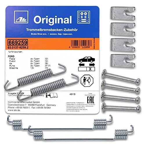 Image of ATE 03013792592 Brake Shoe Accessory Kit