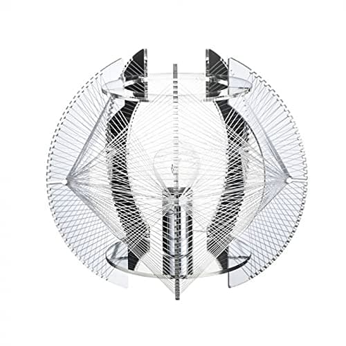 Image of LITECRAFT Spiro Table Lamp Wire String Style Ball E14 Base - Polished Chrome