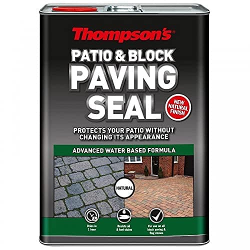 Image of Ronseal RSLPBPSN5L Patio and Block Paving Seal Natural, Clear, 5 Litre