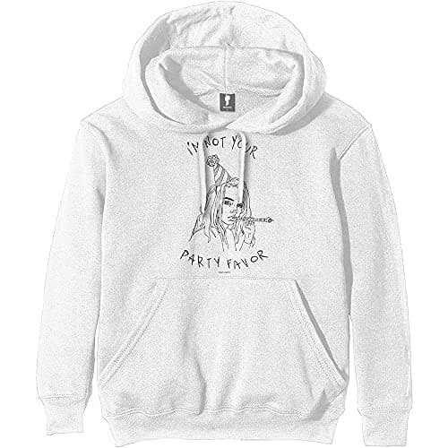 Image of Billie Eilish Hoodie -M- Party Favour White