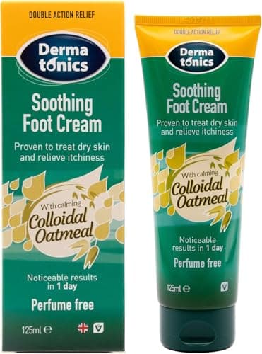 Image of Dermatonics Soothing Foot Cream | Rapid Relief for Symptoms of Dermatitis | With Skin Calming Colloidal Oatmeal | Suitable for Diabetics & Vegan Friendly | 125 ml