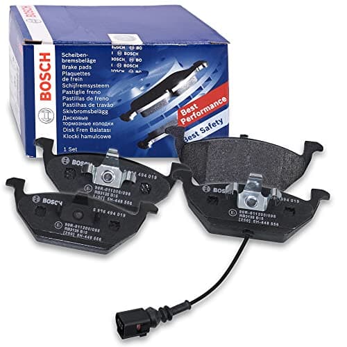 Image of Bosch BP264 - Brake Pads Car Front Axle - Bosch Quality - Reduced Noise and Dust - ECE-R90 Certified - Copper-Free - 1 Set of 4 Pads