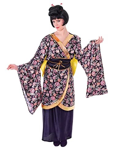 Image of Rubies Geisha Girl Costume for Adult - 1 Set, Multicolor Floral Design, Perfect for Costume Parties, Cosplay & Themed Events Halloween