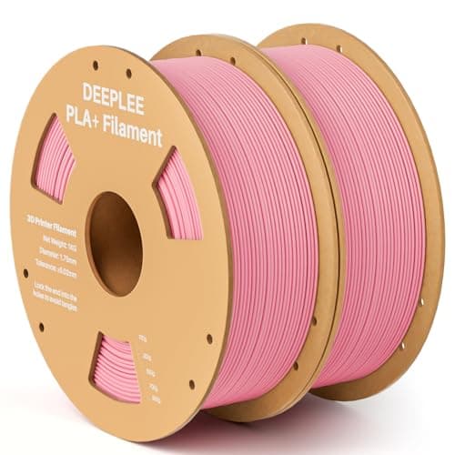 Image of DEEPLEE PLA Plus 1.75mm Filament Pink 2kg, PLA+ 3D Printer Filament with Dimensional Accuracy +/- 0.02mm, Fits for Most FDM 3D Printers