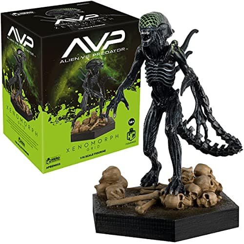 Image of Eaglemoss Collections Alien & Predator Figurine Collection - Grid Xenomorph (AvP) Box Display Edition