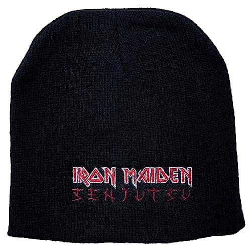 Image of Razamataz Iron Maiden 'Senjutsu' (Black) Beanie Hat