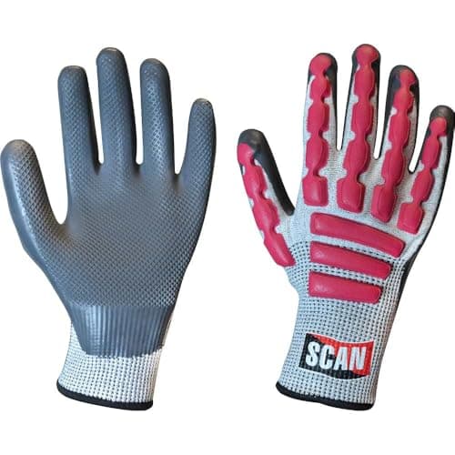 Image of Scan SCAGLOAIXX Anti-Impact Latex Cut 5 Gloves - Size 11 (Size XXL)