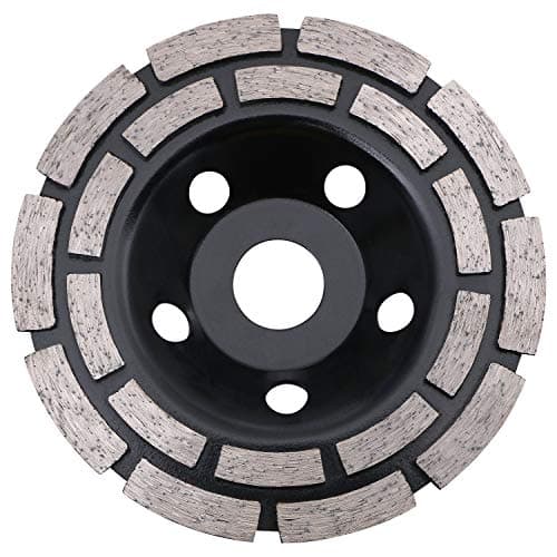 Image of flintronic Diamond Grinding Cup Wheel, Universal 125mm Double Turbo Row for Concrete, Granite, Natural Stone, Masonry