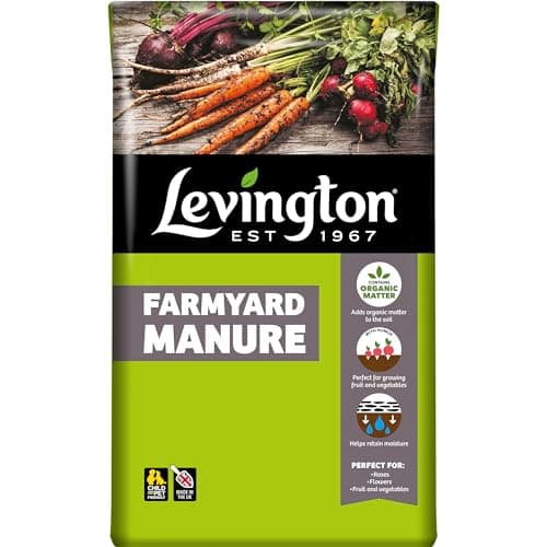 Image of Levington Farm Yard Manure, Organic Blend, 50L, Brown