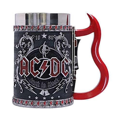 Image of Nemesis Now Officially Licensed ACDC Back in Black Tankard Mug,B5566T1