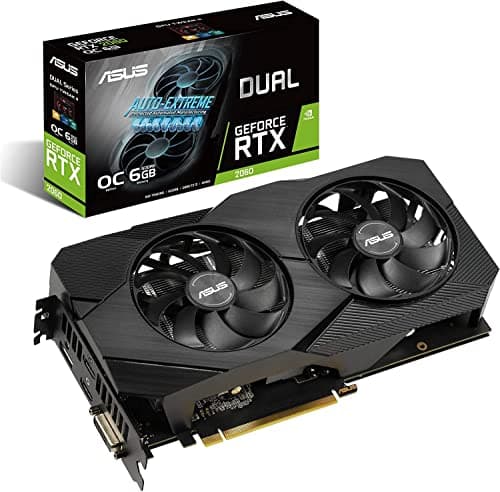 Image of ASUS Dual EVO Gaming GeForce RTX 2060 OC Edition 6GB GDDR6 with the all-new NVIDIA Turing™ GPU architecture DUAL-RTX2060-O6G-EVO