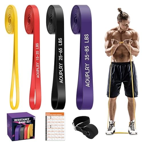 Image of Aouplry Resistance Bands,Unisex Resistance Bands Set,Exercise Band with Door Anchor,for Shaping,Fat Loss,Muscle Building,Rehabilitation training,Strength Training Auxiliary Equipment