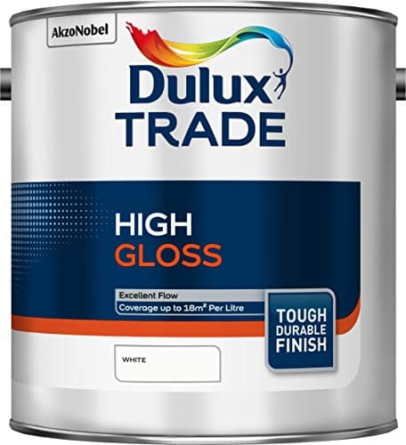 Image of Dulux Trade High Gloss White 2.5L
