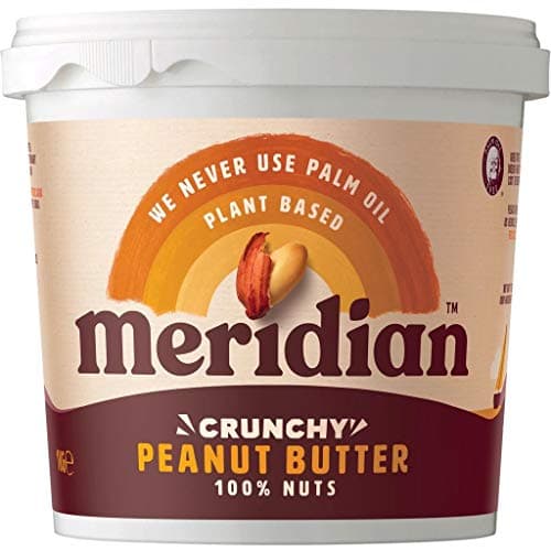 Image of Meridian Crunchy Peanut Butter No Salt 1000g (Pack of 2)