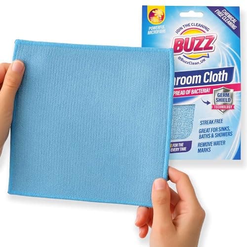 Image of Buzz Microfibre Bathroom Cloth with Germ Shiel
