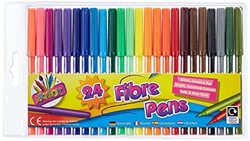 Image of ARTBOX Fine Tip Fibre Colouring Pen (Pack of 24)