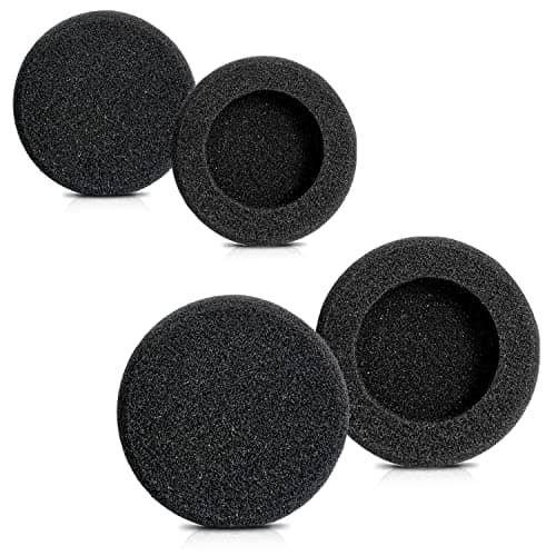 Image of Plantronics Headset Ear Cushions Replacement Foam Ear Pads for Plantronics HW251N HW261N HW510 HW520 Blackwire C320 3210 3220 3320 Jabra PRO 920 Biz 1500 GN2000 Headphones (4 Pack)