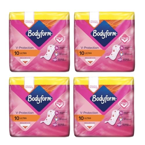 Image of Bodyform Cour-V Ultra Normal Sanitary Towels Without Wings 10598 10'S (Pack of 4)