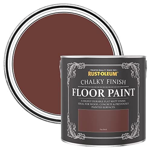Image of Rust-Oleum Red Scratch-Proof Floor Paint in Matt Finish - Fire Brick 2.5L