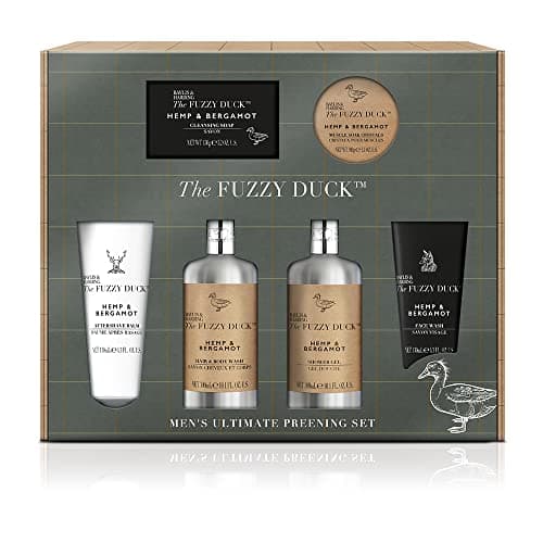 Image of Baylis & Harding The Fuzzy Duck Men's Hemp & Bergamot Luxury Ultimate Preening Gift Set (Pack of 1) - Vegan Friendly