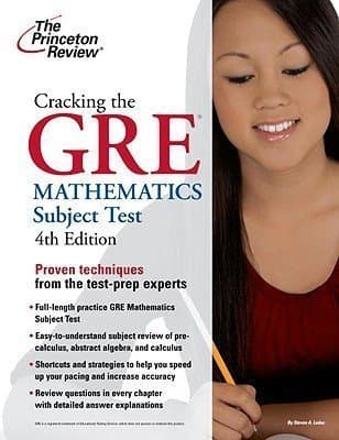 Image of Cracking the GRE Mathematics Subject Test, 4th Edition (Graduate School Test Preparation) (Edition 4) by Princeton Review [Paperback(2010¡ê?]
