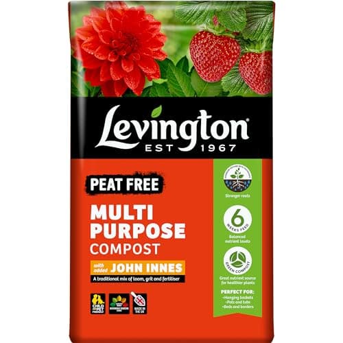Image of Levington PEAT FREE Multipurpose Compost, 40 Litres, Brown