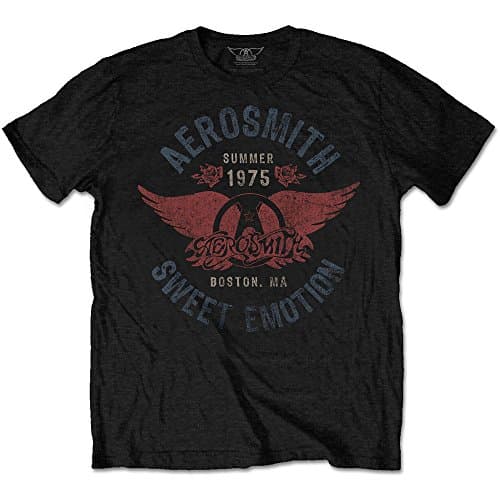 Image of Aerosmith Sweet Emotion Official Tee T-Shirt Mens Unisex (XX-Large) Black