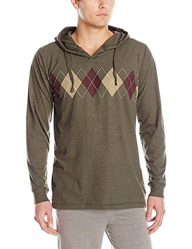 Image of Hanes Men's Sueded Jersey Hoodie - Green - Large