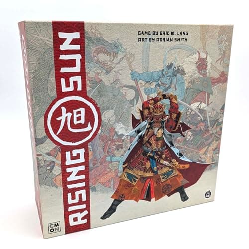 Image of CMON | Rising Sun | Miniatures Board Game | Ages 14 Plus | 3-5 Players | 90-120 Minutes Playing Time