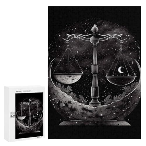Image of Puzzle for Adults 300 PCS Galactic Scale Of Symmetry Adult Jigsaw Puzzle Family Game Home Decoration Unique Gifts for Birthday And Christmas 300 PCS