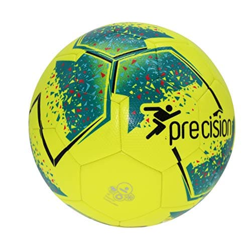 Image of Precision Unisex's Fusion IMS Training Ball, Fluo Yellow/Teal/Cyan/Red, 5