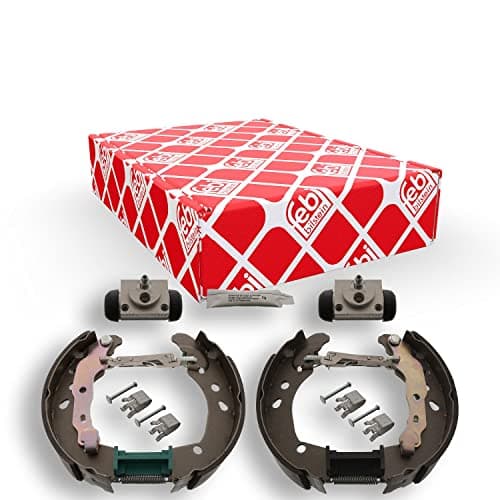 Image of febi bilstein 47162 Brake Shoe Set with additional parts, pack of two
