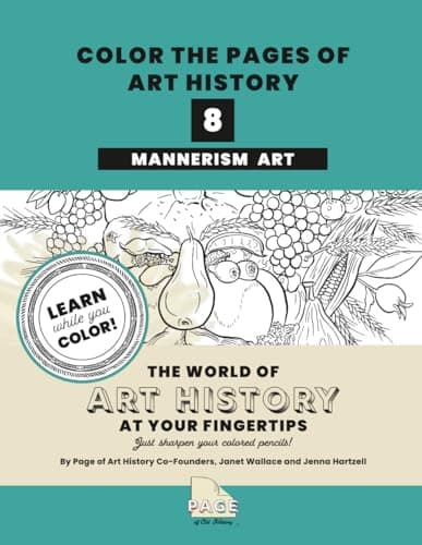 Image of Mannerism Art History Coloring Book (Color the Pages of Art History)