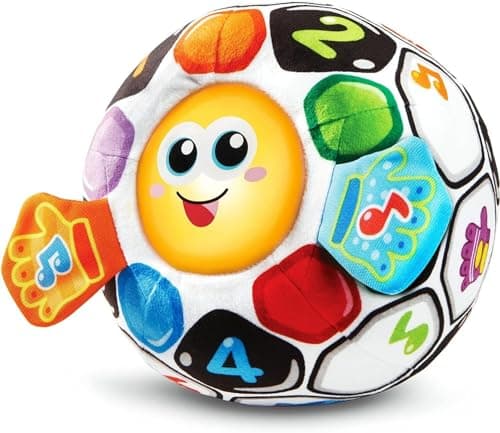 Image of VTech My 1st Football Friend, Football Toy for Sensory Play, Interactive Educational Toy with Learning Games, Suitable Gift for Boys and Girls Aged 1 2 3 Years Old