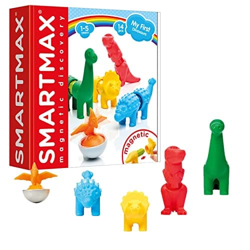 Image of SMARTMAX - My First Dinosaurs, Magnetic Discovery Play Set, 14 pieces, 1 - 5 Years