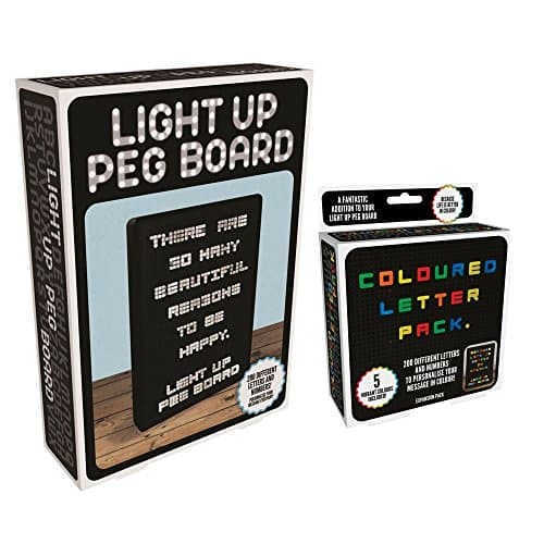 Image of Fizz Creations Light Up Peg Board, White/Black