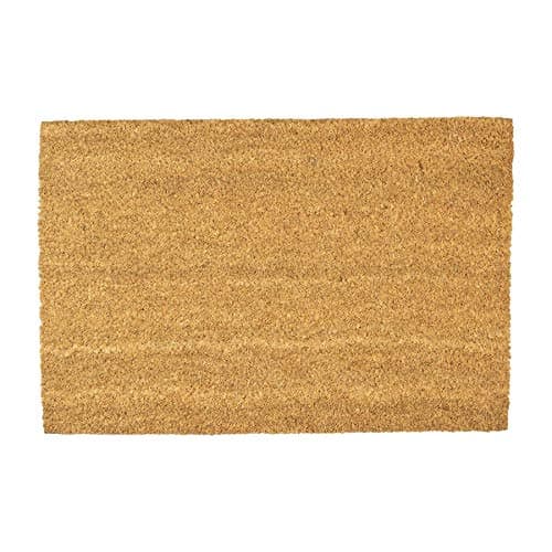Image of Nicola Spring Coir Door Mat - 90 x 60cm - Classic - Pack of 1 - Decorative Indoor Front Door Floor Mat Entry Dirt Trapper Rug Outdoor Boot Scraper Non Slip Backing Doormat