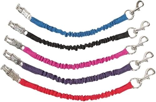Image of Heavy Duty Bungee Cords with Hooks | Horse Trailer tie – Assorted Sizes – Strong Elastic Straps for Luggage, Camping, Moving & Outdoor Use – UV Resistant & Weatherproof