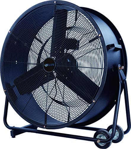 Image of Cyclone 30" Black Industrial Drum Fan in 230v