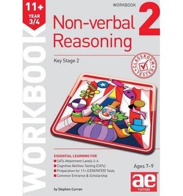 Image of [(11+ Non-Verbal Reasoning Year 3/4 Workbook 2: Including Multiple Choice Test Technique)] [ By (author) Stephen C. Curran, By (author) Andrea Richardson, Edited by Katrina MacKay ] [May, 2014]