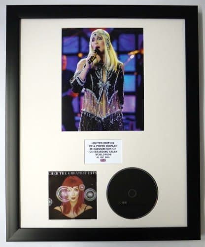 Image of CHER/PHOTO & CD DISPLAY LTD. EDITION OF THE ALBUM THE GREATEST HITS