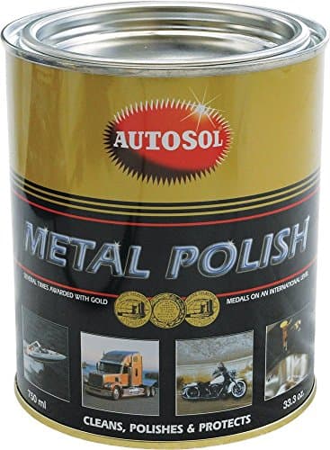 Image of Autosol Metal Polish Paste 750ml Tin Solvol Chrome Aluminium Cleaner - 0402