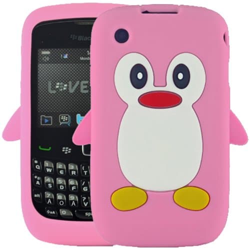 Image of AOA Cases™ Cute Baby Light Pink Penguin AOA Style Case For Blackberry Curve 8520 8530 9300 3G